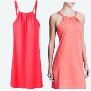 Athleta Ember Orange Kokomo Swim Dress size medium